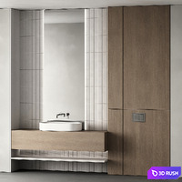 Bathroom furniture 63 3D Model Corona
