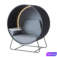 Office cubicle Connection Kuppel 3D Model Corona