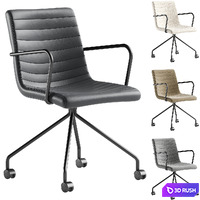Clip Office Chair 3D Model Corona
