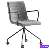 Clip Office Chair 3D Model Corona