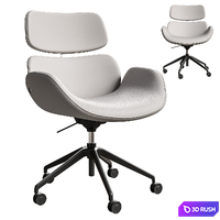 Cento Office Armchair 3D Model Vray, Corona
