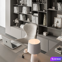 Boss Desk - Office Furniture 564 3D Model Vray, Corona