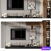 TV shelf 0779 3D Model Vray