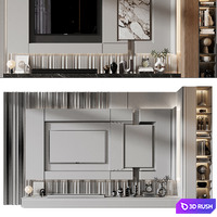 TV shelf 0779 3D Model Vray