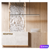 Reception Desk | 1 3D Model Vray, Corona