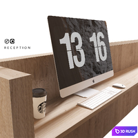 Reception Desk | 1 3D Model Vray, Corona