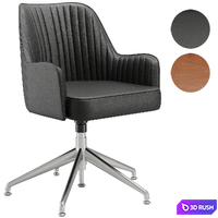Curie Swivel Chair 3D Model Vray, Corona