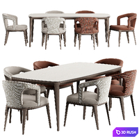 Chair Hopp Konyshev PLAYGROUND MODERN Table 3D Model Corona