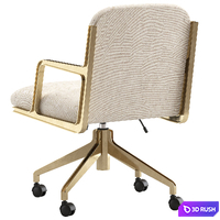 CB2 Brecha Office Chair 3D Model Vray, Corona