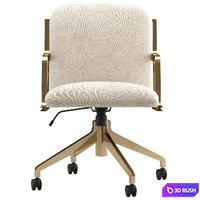 CB2 Brecha Office Chair 3D Model Vray, Corona