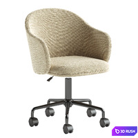 Office armchair Echo 3D Model Corona