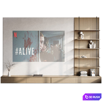 TV Set VAVA Projector 3D Model Vray, Corona