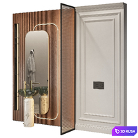 Bathroom furniture RJ Easy Design 04 3D Model Vray, Corona