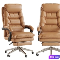 Office chair from Litfad 3D Model Vray, Corona