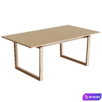 Bolia Calma Chair Nord Table Dining Set 3D Model Corona