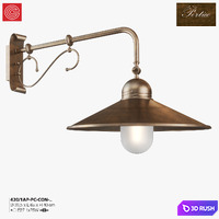 Bra Cremasco illuminazione Portico art.420 3D Model