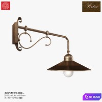 Bra Cremasco illuminazione Portico art.420 3D Model Vray