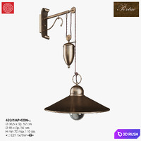 Bra Cremasco illuminazione, Portico art. 433 3D Model Vray