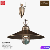 Bra Cremasco illuminazione, Portico art. 433 3D Model Vray