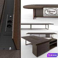 Poltrona Frau JOBS 3D Model Vray
