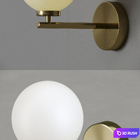 WALL LAMP BUBBLE CHANDELIER 3D Model Corona