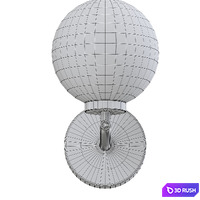 WALL LAMP BUBBLE CHANDELIER 3D Model Corona