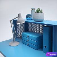Shelving Mesh 3D Model Corona