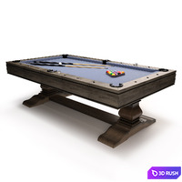 Billiard table 3D Model Vray