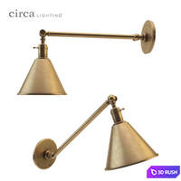 Boston Functional Single Arm Library Light 3D Model Vray
