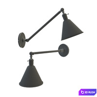 Boston Functional Single Arm Library Light 3D Model Vray