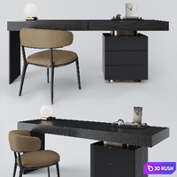 Minotti Carson Writing Desk and B & B Italia Caratos