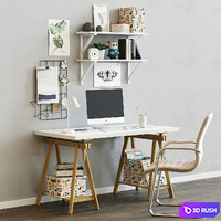 Workplace table ikea LINNMON / FINWARD