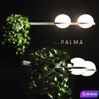 Vibia Palma 3704 3D Model Vray, Corona