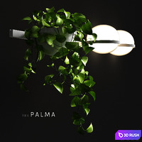Vibia Palma 3704 3D Model Vray, Corona