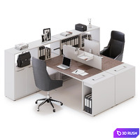 Office workspace LAS LOGIC (v6) 3D Model Corona