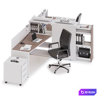 Office workspace LAS LOGIC (v12) 3D Model Corona