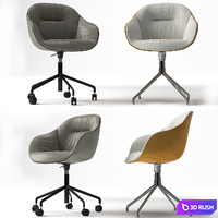 Chairs HAY 3D Model Vray
