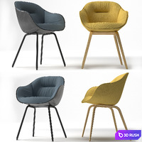 Chairs HAY 3D Model Vray