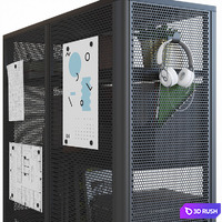 Ikea Bekant workplace part 2 3D Model Corona