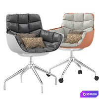 Husk Chair 3D Model Vray