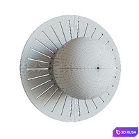 Sconce Balls &amp; Discs 3D Model Corona