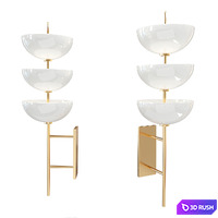 Lisbon Sconce 3D Model Vray, Corona