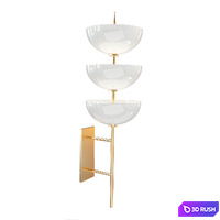 Lisbon Sconce 3D Model Vray, Corona