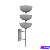 Lisbon Sconce 3D Model Vray, Corona