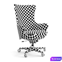 Giorgetti genius geust armchair 3D Model Vray, Corona