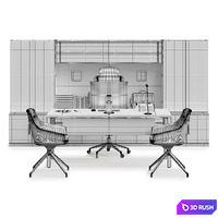 Herman Miller Canvas Private Office (v10) 3D Model Corona