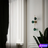 Trilogy Wall Sconce by Articolo 3D Model Corona