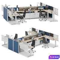 Herman Miller Canvas Wall (v2) 3D Model Corona