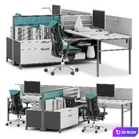 Herman Miller Canvas Wall (v9) 3D Model Corona