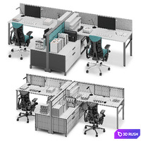 Herman Miller Canvas Wall (v9) 3D Model Corona